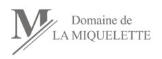 Logo marron du domaine de la Miquelette